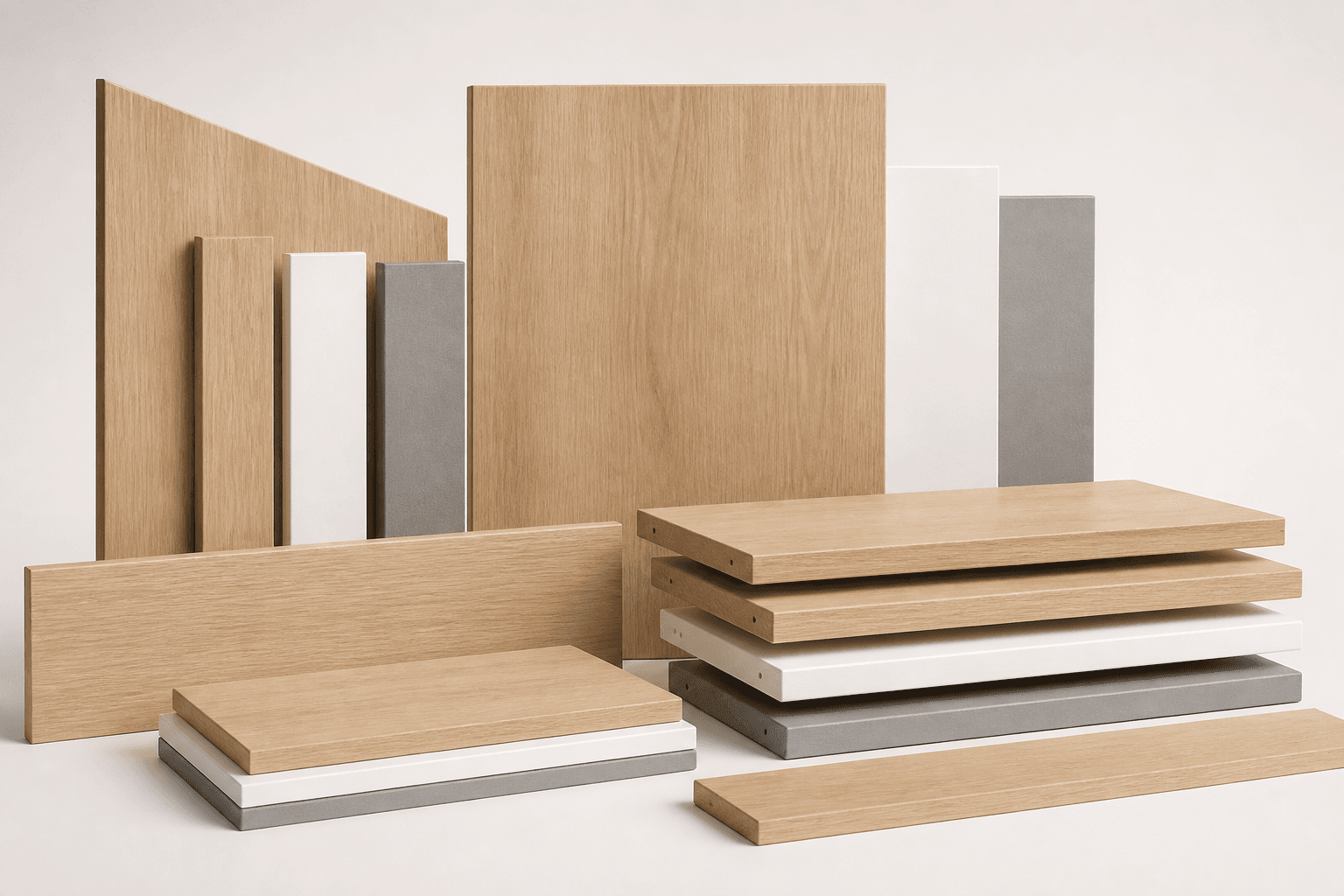 Cabinet parts cut to size